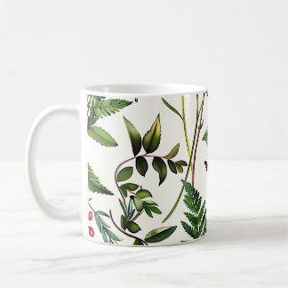 Grüntöne Botanische Tasse