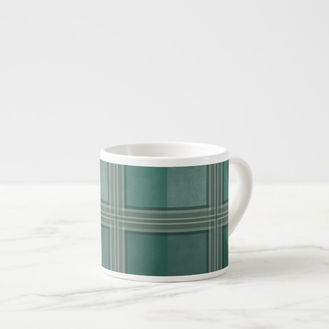 Grüntöne Espressotasse (Vorderseite Rechts)