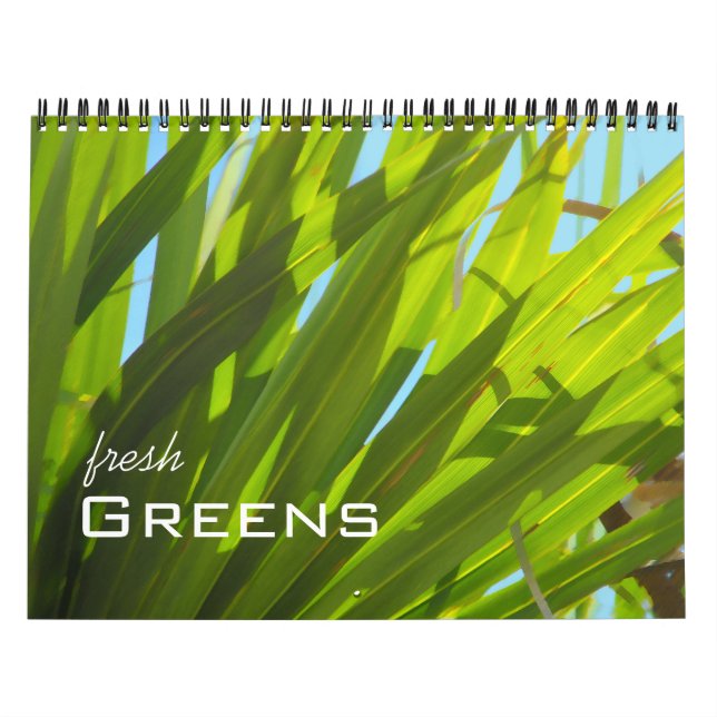 Grüntöne in der Natur Kalender (Titelbild)
