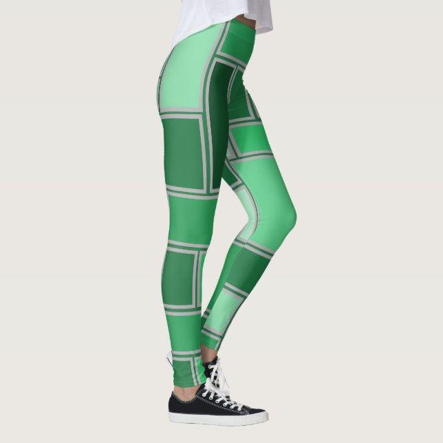 Grüntöne Leggings (Rechts)