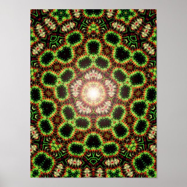 Grüntöne Poster (Vorne)