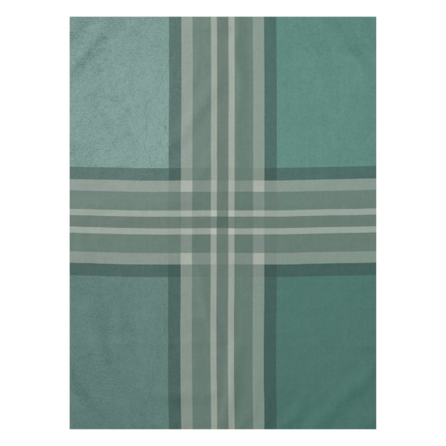 Grüntöne Tischdecke (Vorderseite)