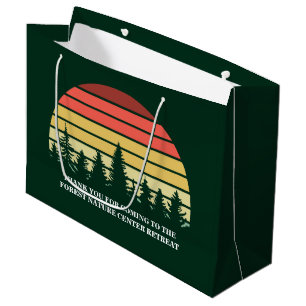 Grünwald Sonnenuntergang Natur rückgängig machen Große Geschenktüte