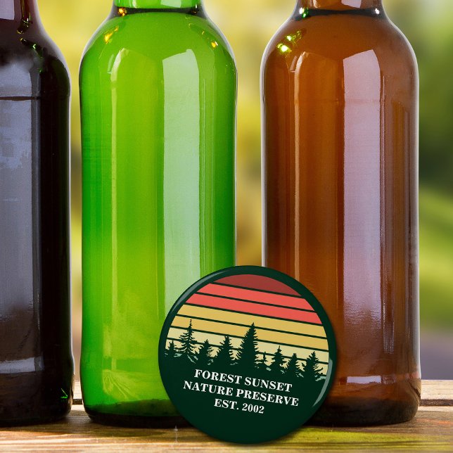 Grünwald Sunset Nature Custom Keepake Flaschenöffner (Von Creator hochgeladen)