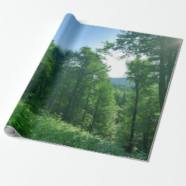 Grünwaldlandschaftsfotografie Geschenkpapier