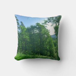 Grünwaldlandschaftsfotografie Kissen
