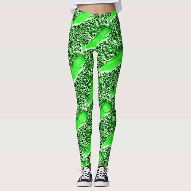 Grünwale Leggings (Vorderseite)