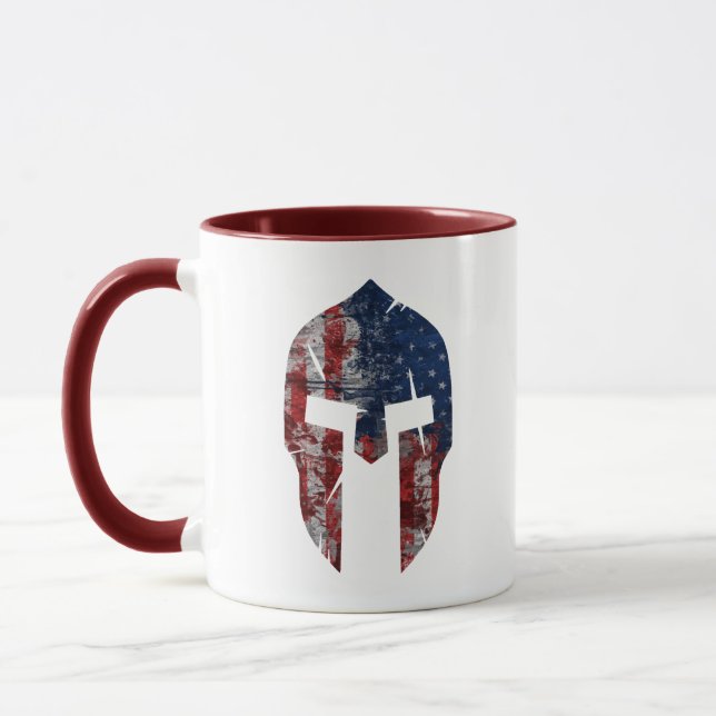 Grunzen-Art-amerikanisches spartanisches Tasse (Links)