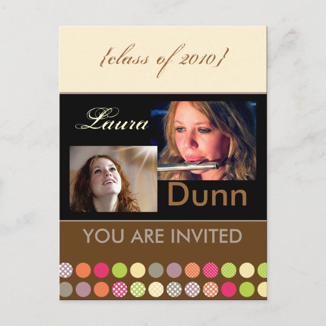 Gruppe 2010 Abschluss, Postkarten für Fotos (Vorderseite)