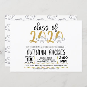 Gruppe 2020 Abschluss Einladung - Gesichtsmaske GG