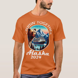 Gruppe Alaska Kreuzfahrt Ferien passende Familienf T-Shirt