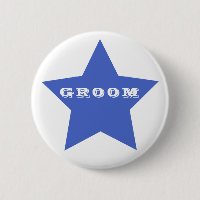 GRUPPE | Big Navy Blue Star Button
