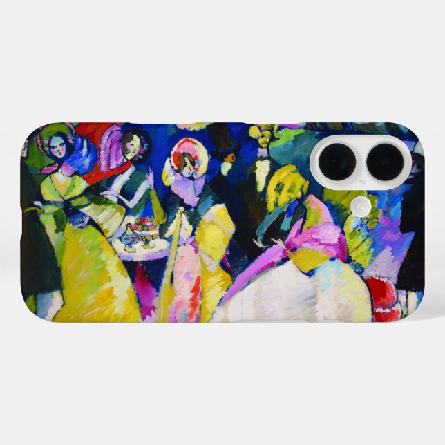 Gruppe Crinolines von Wassily Kandinsky Case-Mate iPhone Hülle (Rückseite (Horizontal))