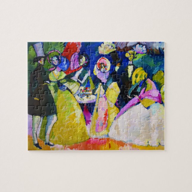 Gruppe Crinolines von Wassily Kandinsky Puzzle (Horizontal)