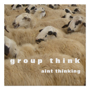 Gruppe denken poster