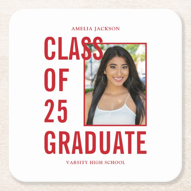 Gruppe der 25 Festivals zur Graduation von Fotos Rechteckiger Pappuntersetzer (Vorderseite)