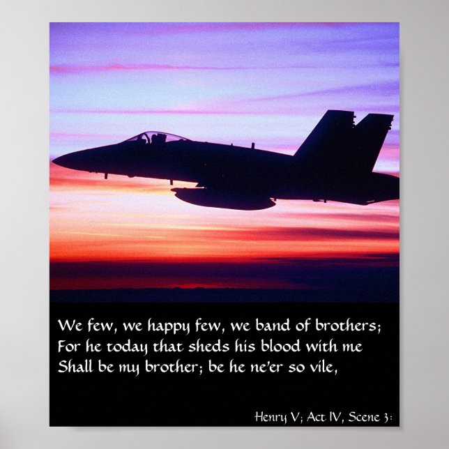 Gruppe der Brüder - F-18 Poster (Vorne)