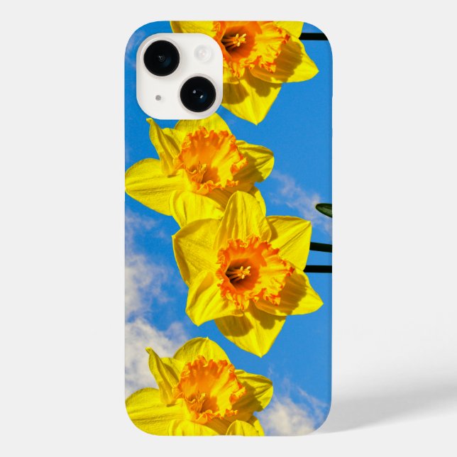 Gruppe der Daffodils Goldmedaille-Blume Case-Mate iPhone Hülle (Rückseite)
