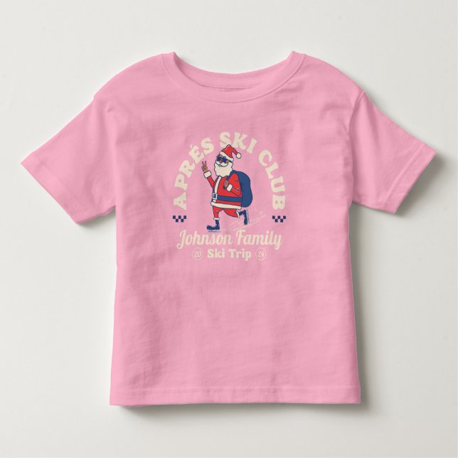 Gruppe der Familienfreunde Skitouren Snowboard Kleinkind T-shirt (Vorderseite)