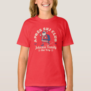 Gruppe der Familienfreunde Skitouren Snowboard T-Shirt