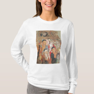Gruppe der Mönche und des Buddhas T-Shirt