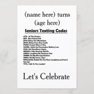 **GRUPPE DER SENIOR-GRUPPEN** INVITE (ADD ALTER/AL EINLADUNG