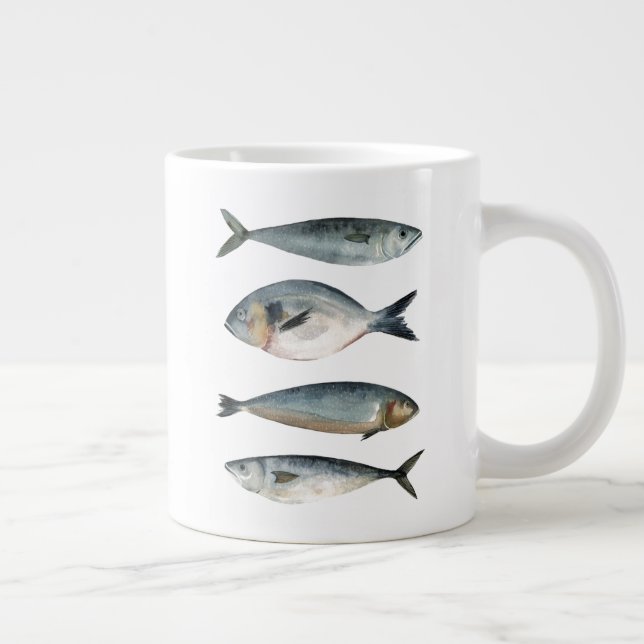 Gruppe der vier Fische Jumbo-Tasse (Rechts)