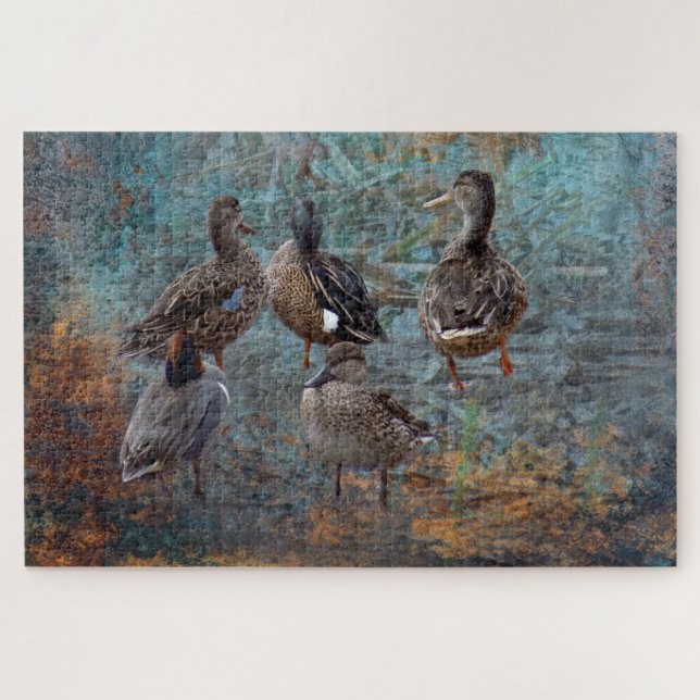 Gruppe Enten 2mrg Puzzle (Horizontal)