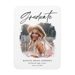 Gruppe für die Graduierung geometrischer Fotos Magnet