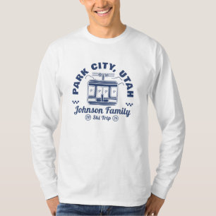 Gruppe für individuelle Familienfreunde Skiausflüg T-Shirt