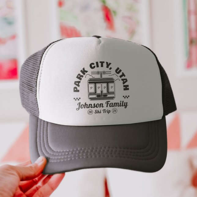 Gruppe für individuelle Familienfreunde Skiausflüg Truckerkappe (Von Creator hochgeladen)