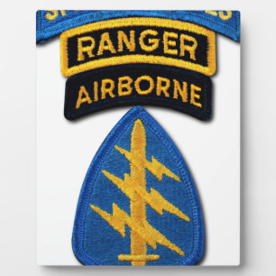 Gruppe "Grüne Berets SF SOF SFG SOC" Fotoplatte