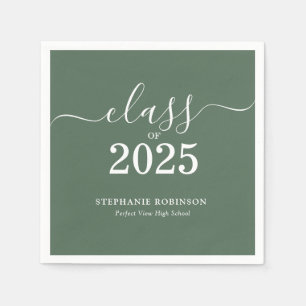 Gruppe Grüne Moderne Ausbildung 2025 Serviette
