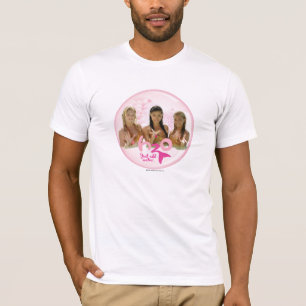 Gruppe in der rosa Blase T-Shirt