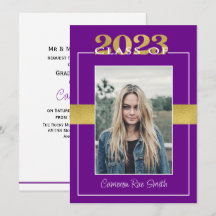Gruppe "Lila und goldene Graduation" 2023