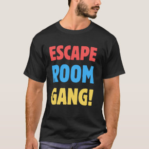Gruppe Lustige Flucht-Raum-Bande! Lustiges Rätsel- T-Shirt