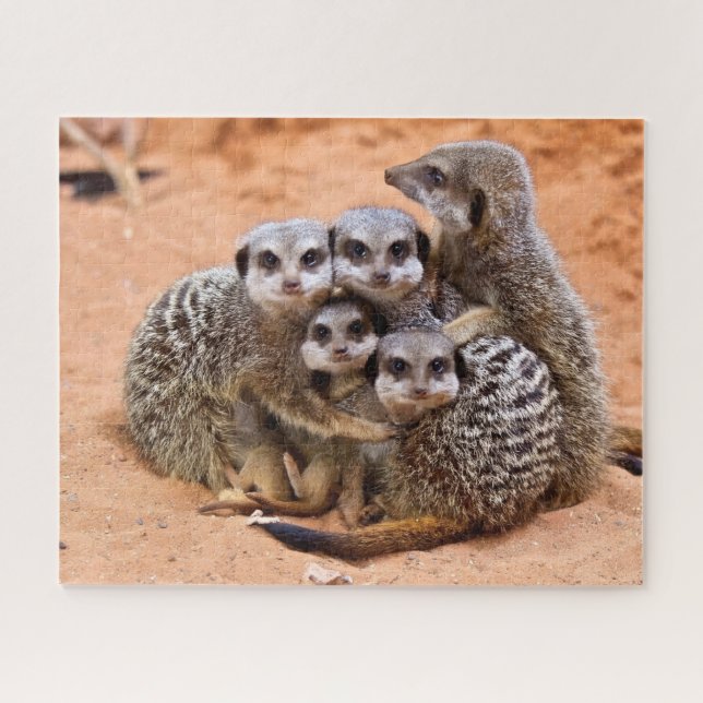 Gruppe Meerkats Puzzle (Horizontal)