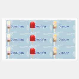 Gruppe mit Namen Etiketten