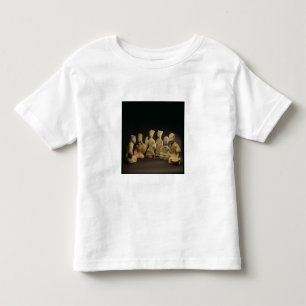 Gruppe Musiker, Tänzer und Bedienstete (terracot Kleinkind T-shirt