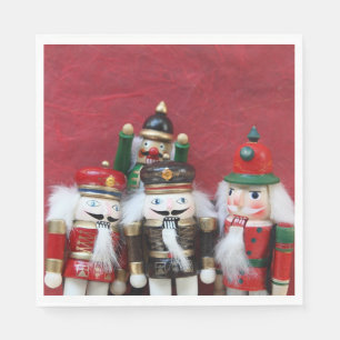 Gruppe "Nutcrackers" in rot Serviette