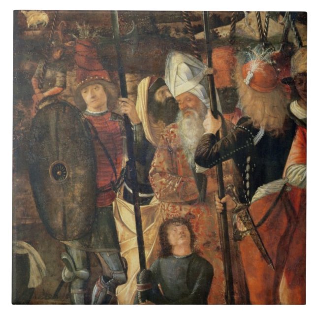 Gruppe Orientalen, Juden und Soldaten, 1493-95 (oi Fliese (Vorderseite)