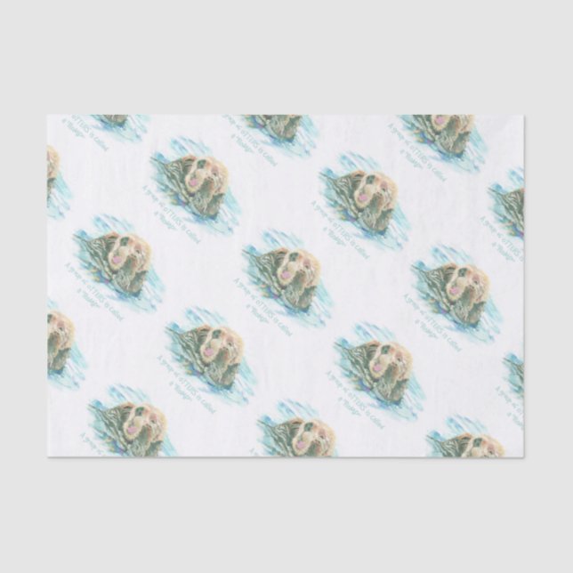 Gruppe Otters nennt sich "Romp Animal Spaß" Seidenpapier (Vorderseite)