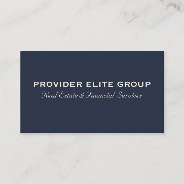 Gruppe "Provider Elite" Visitenkarte (Vorderseite)