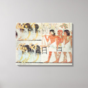 Gruppe Trauernde im Trauerzug Leinwanddruck