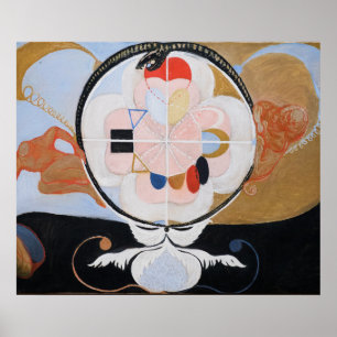 Gruppe VI, Evolution Nr. 13, Hilma af Klint Poster