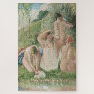 Gruppe von Badenden (1901) von Camille Pissarro Puzzle