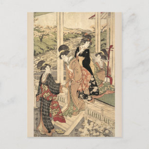 Gruppe von Frauen Postkarte