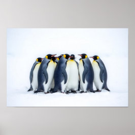 Gruppe von Pinguinen Poster