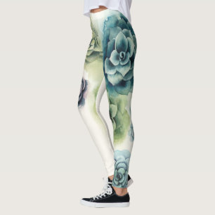 Gruppe von Succulents Leggings