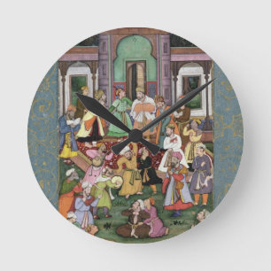 Gruppe Whirling Derwische, vom großen Clive Runde Wanduhr